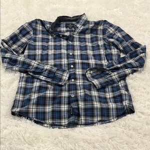 Blue Plaid Men's Shirt